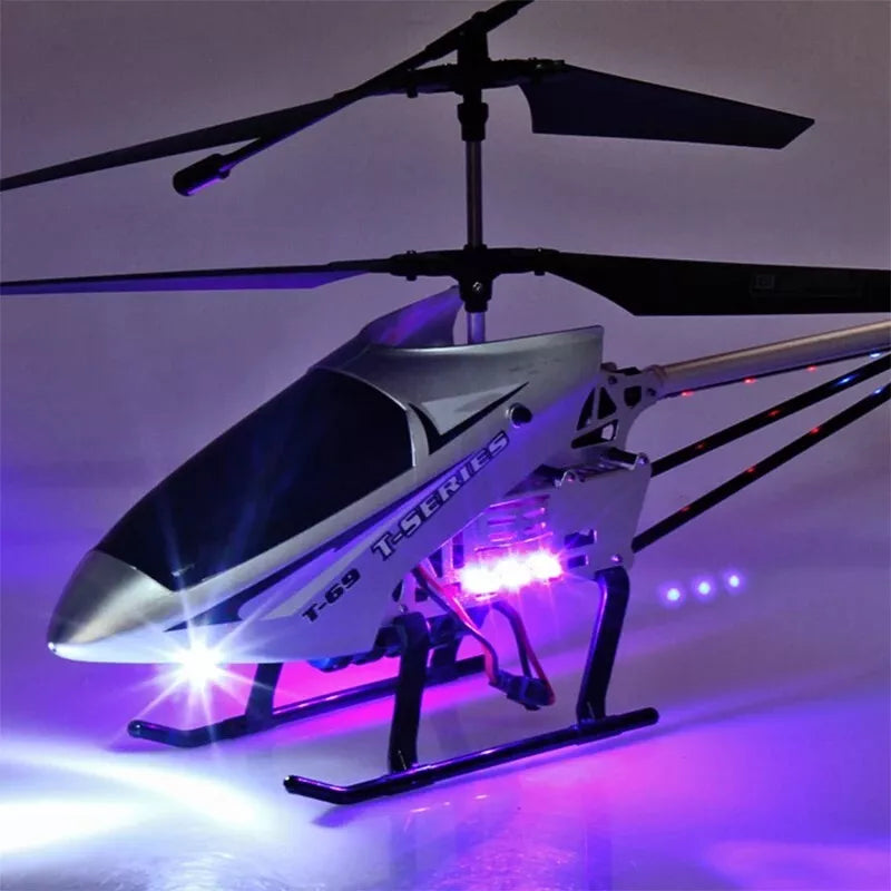 Large 80cm RC Helicopter 3.5CH Remote Control Drone Anti-fall Outdoor