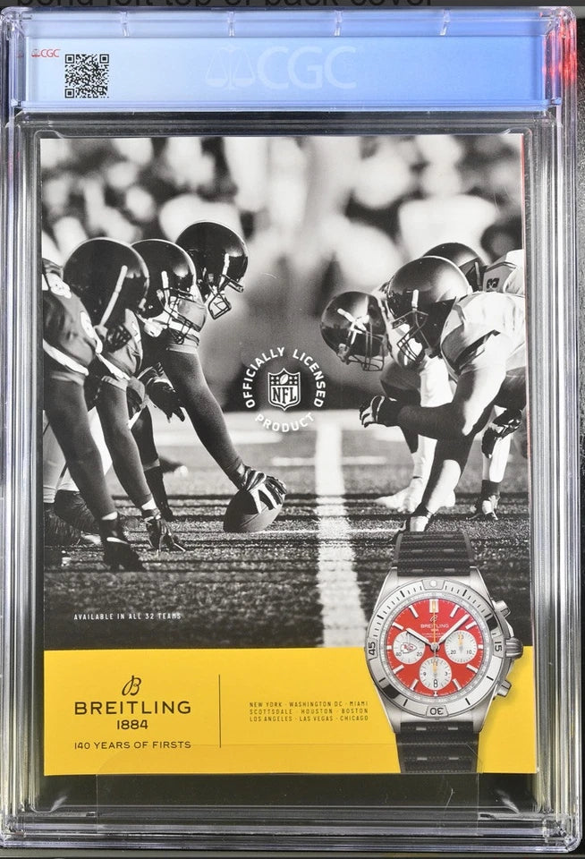 PATRICK MAHOMES RARE SI COVER 2024 Kansas City Chiefs Sports Illustrated CGC 9.4