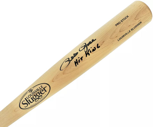 PETE ROSE AUTOGRAPHED SLUGGER BASEBALL BAT REDS HIT KING BECKETT