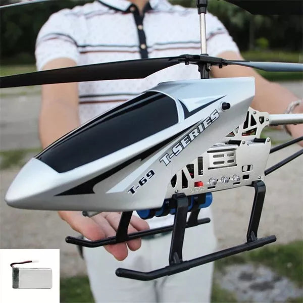 Large 80cm RC Helicopter 3.5CH Remote Control Drone Anti-fall Outdoor