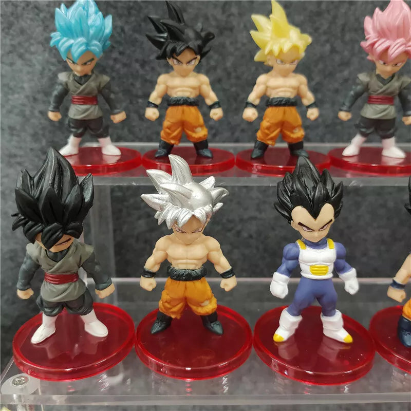 Dragon Ball Z Super Saiyan Son Goku Vetega Gotenks Collection Toys 21pcs/Set