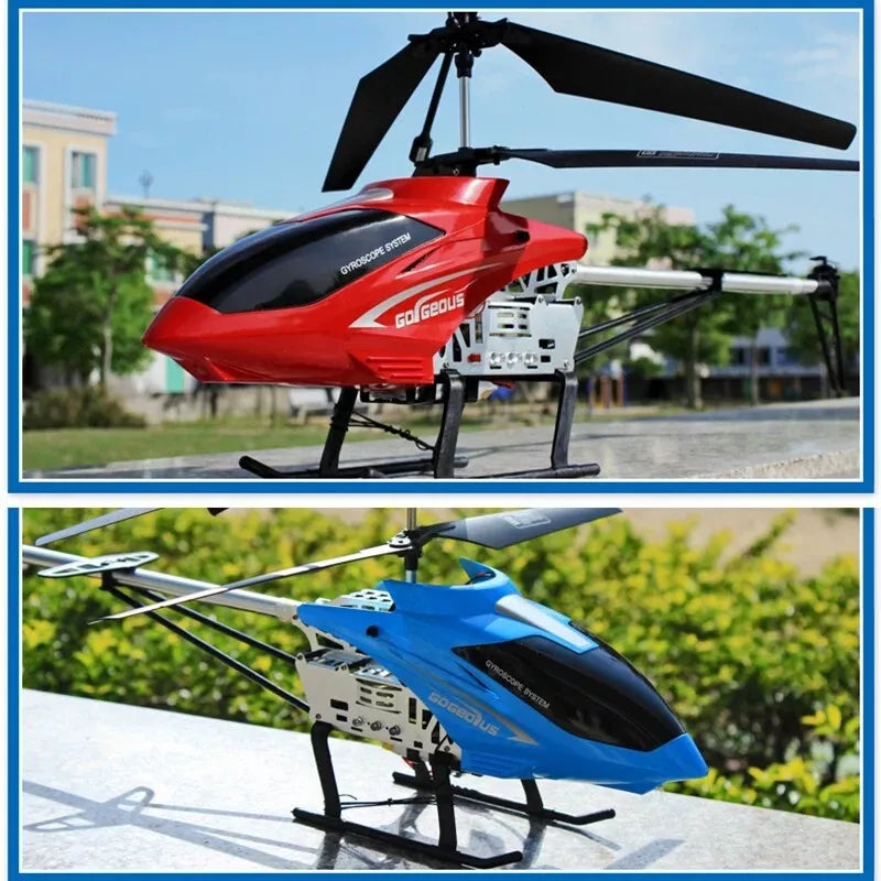 Large 80cm RC Helicopter 3.5CH Remote Control Drone Anti-fall Outdoor