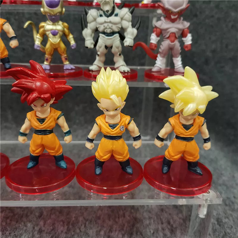 Dragon Ball Z Super Saiyan Son Goku Vetega Gotenks Collection Toys 21pcs/Set