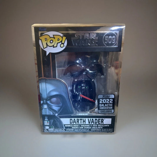 Funko Pop Star Wars 509 Darth Vader 2022 Galactic Convention Exclusive Edition