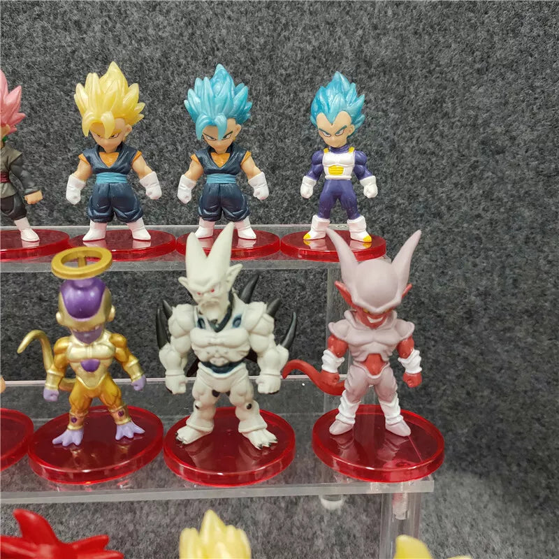 Dragon Ball Z Super Saiyan Son Goku Vetega Gotenks Collection Toys 21pcs/Set