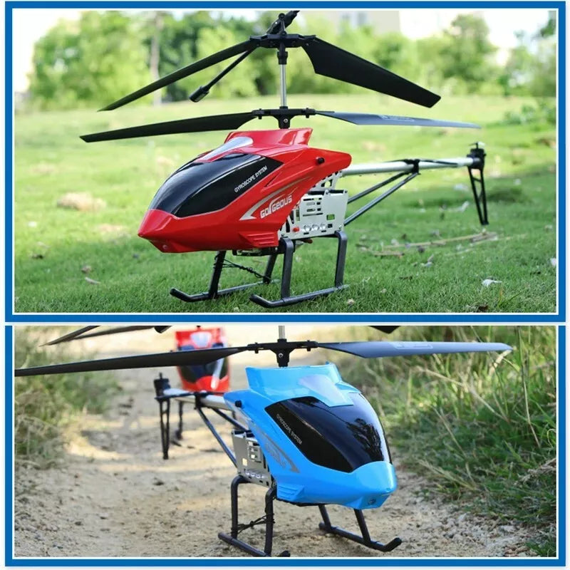 Large 80cm RC Helicopter 3.5CH Remote Control Drone Anti-fall Outdoor