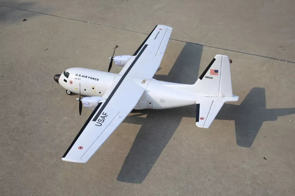 RC Airplane Aircraft Transport C160 Cargotrans Twin Hercules 1120mm Wingspan PNP