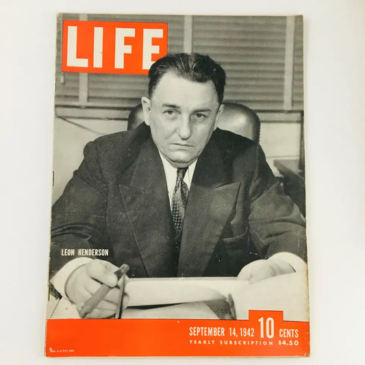 Life Magazine September 14 1942